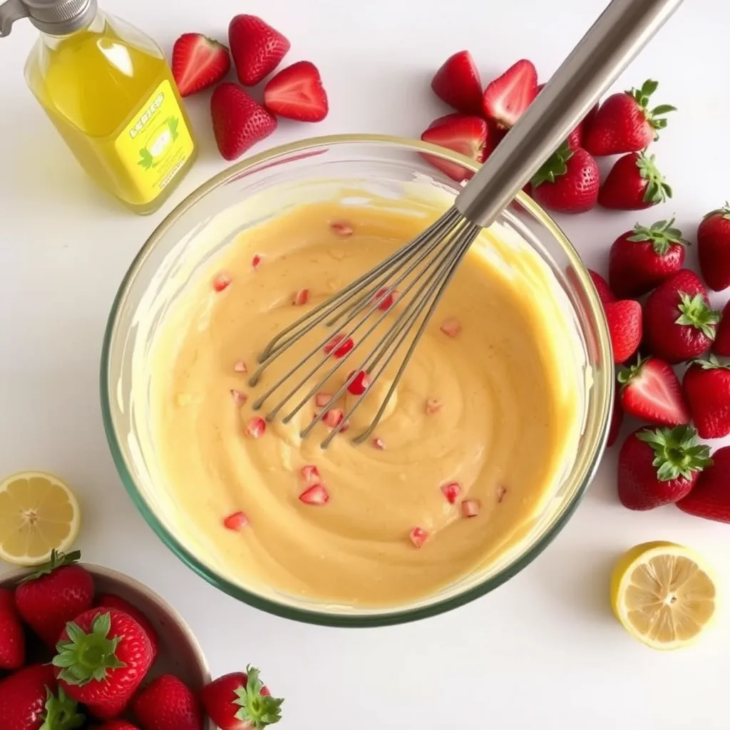 Strawberry Lemon Blondies