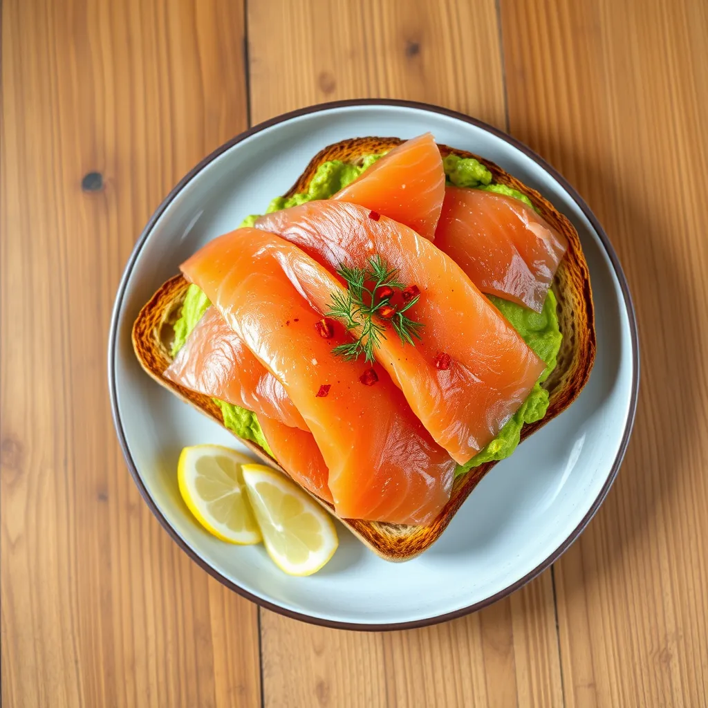 Smoked Salmon Avocado Toast Recipe