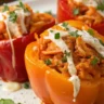 Buffalo Chicken Stuffed Peppers – Spicy, Cheesy, and Deliciously Savory