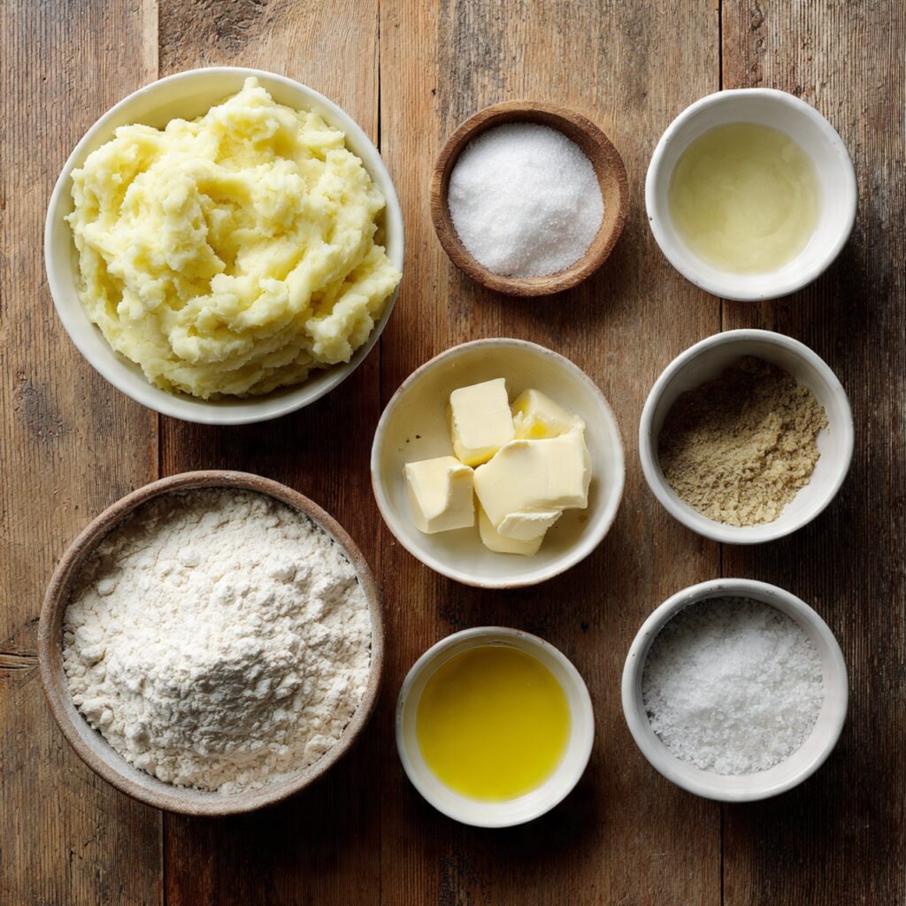 Ingredients for Irish Potato Bread