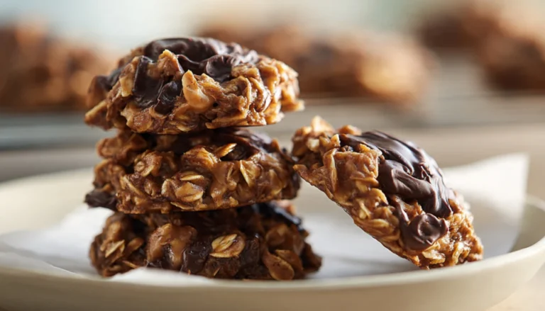 Chewy, fudgy peanut butter no bake cookies made with chocolate, oats, and creamy peanut butter. Ready in just 15 minutes with no oven required