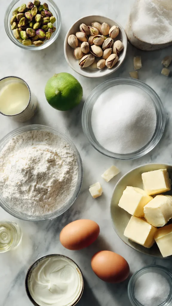 Ingredients Tropical Pistachio Bliss Cake