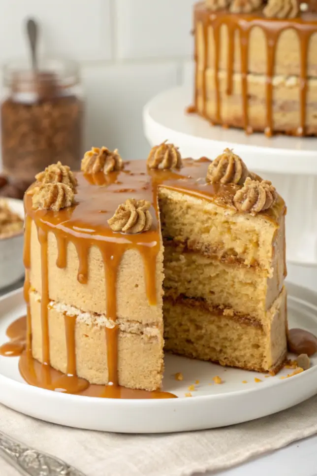 Classic Southern Caramel Cake with Homemade Caramel Frosting